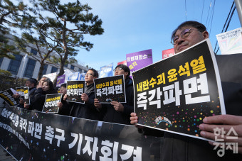 [포토] 헌재 앞 시민단체...