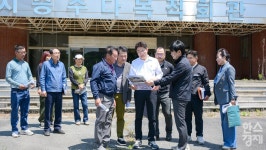 옛 승주군청 지식·바이오 거점 조성… 노관규 순천시장, 현장점검