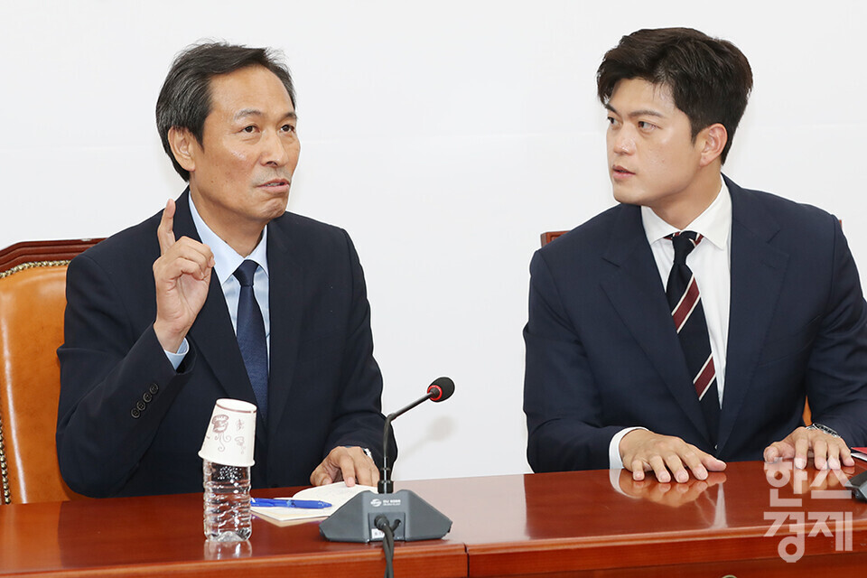 김용태, 우상호와 첫 만남… 법 위에 선 권력은 오래가지 못한다 강조