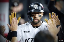 2군 다녀온 MVP KT 로하스, 복귀전서 부활 신호탄