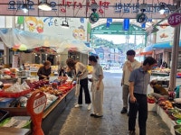 김천시 관광진흥과, 추석 앞두고 평화시장 장보기 나서