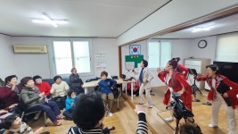김천 대곡동, 경로당 찾아가는 가요교실 개최