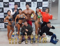 피트니스스타 구리, 입상자들 포토존에서 즐거운 한때