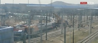 KTX 탈선, 고양시 행신역에서 열차 탈선