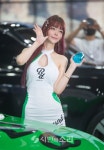 레이싱모델 민한나, 바운드 부스, 조명·음악 너무 좋아요 (2022 오토살롱위크)