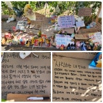 순천 흉기 살인 사건, A양 추모 발걸음 이어져