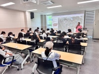 순천왕운중학교 역세권 지역상점과 도시재생 이야기 마을 연계 체험교육 운영