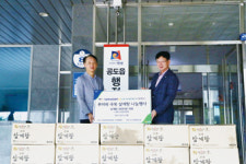 나눔축산·농협 안성팜랜드, 무더위 극복 삼계타 나눔 행사