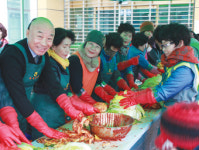 곡성 옥과농협, 사랑의 김장김치담그기 행사 개최