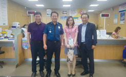 왕진주 하정지점 계장, 보이스피싱 예방 공로 감사장 받아