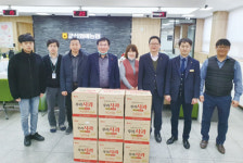 대구경북능금농협, 군산원협에 사과주스 전달