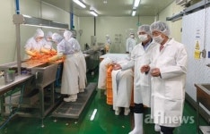 농협경남본부, 웅천농협 김치 가공공장 현장 방문