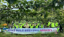 전국금융산업노동조합 NH농협지부 부산지역본부, 분회장 농촌일손돕기 실시
