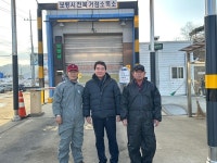 보령축협,  AI방역 거점소독소 방문·위문품 전달