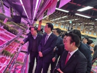 한훈 차관,  대구축협 축산물프라자 방문