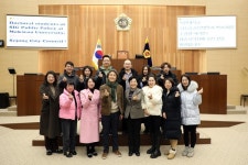 목원대학교 공공정책학과 박사과정 유학생들 세종시의회 방문