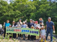 능주농협 로컬푸드, 감자캐기 체험 행사 실시
