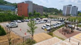 청양군, 교월1리 고령자복지주택 인근 긴급 임시주차장 조성