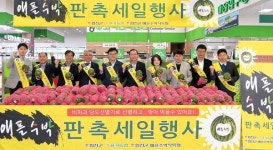 합천 율곡농협, 서울 하나로마트 양재점서 애플수박 시식행사 개최