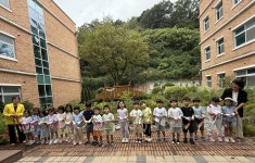 세종시 가득유치원, 가득정원 준공…아이들 손으로 만든 작은 숲 속 놀이터