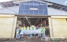 음성축협, 농협축북본부와 한우리 농장서 환경정화 캠페인 실시