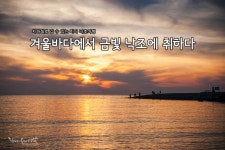 겨울바다, 금빛 낙조에 취하다 [황인선 칼럼]