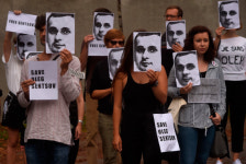 Russian director begs for hunger striker’s life