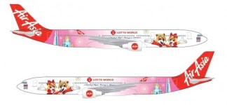 에어아시아, 롯데월드 랩핑 항공기 선봬