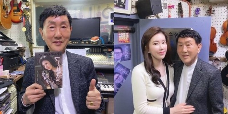'박토벤' 박현우, 신인 트로트 가수 주리스 '응원' | 포토뉴스