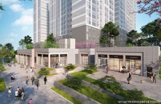 사송신도시에 더샵 데시앙 브랜드 상가 눈길