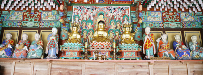 고흥 능가사 목조석가여래삼존상 및 16나한상 국가 보물지정 예고