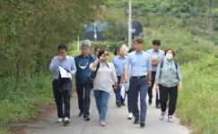 김이강 광주 서구청장, 서창향토문화마을 조성 등 도보탐방 눈길