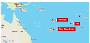 남태평양 뉴칼레도니아 근처 7.7 강진…쓰나미에 해안 대피령