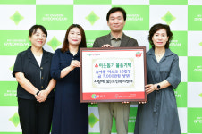 경산시 사랑애(愛)노인복지센터, 관내 어린이집에 유아용마스크 10만장 기탁