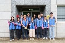 월성원자력본부, 폭염 대비 자매마을 환경 개선 봉사