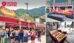 초특급 무더위 속 간편 간식 수요 급증… XOXO핫도그 인기몰이, 특수상권 효과 톡톡