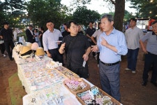 김완근 제주시장,왕왕작작 골목상권 세일 페스타현장 방문