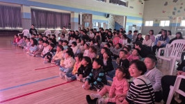 해안초등학교병설유치원, 유·초 이음교육 창작 인형극 할머니의 이야기 치마 관람