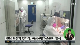 전남 확진자 잇따라, 곡성ㆍ광양ㆍ순천서 발생