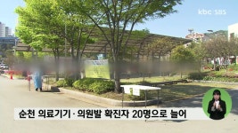 순천 의료기기ㆍ의원발 확진자 20명으로 늘어