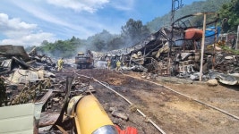 순천 양계장서 화재..농장 3개동 불에 타