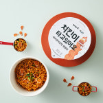 배민-삼양식품, 라면 신제품 치킨이 타고있어요 B마트서 선착순 판매