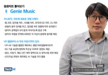 [음원차트 톺아보기] ② 기술 장인 지니뮤직 흔들어 음악 찾고, 차트로 확인 하고