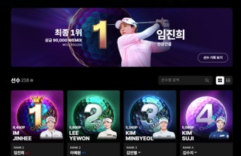 성공적인 NFT와 스포츠의 만남...'레이스 투 위믹스 챔피언십', KLPGA투어에 '새 활력'