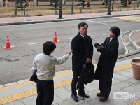 첫 출근한 김종철 방미통위 위원장 