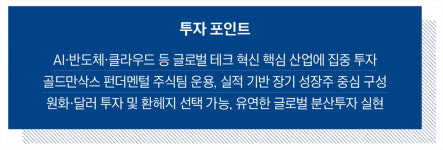 [자산관리 신상품]AI·테크 혁신 수혜주에 집중 투자...한국투자증권, 한국투자 Goldman Sachs 미국 테크 펀드