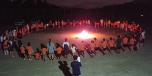 산북초 컵스카우트 뒤뜰야영 실시