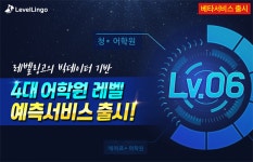 Ai 영어 레벨테스트 레벨링고, 4대 대형 어학원 레벨예측 서비스 출시 기념 무료이벤트 진행