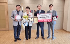 GIST, 제이엔티㈜로부터 1억 원 상당 천장재 기탁받아