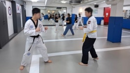 직장인과 외국인과 장애인까지 함께하는 성인 전문 태권도장 청우태권도, 주말과 야간반 운영 중